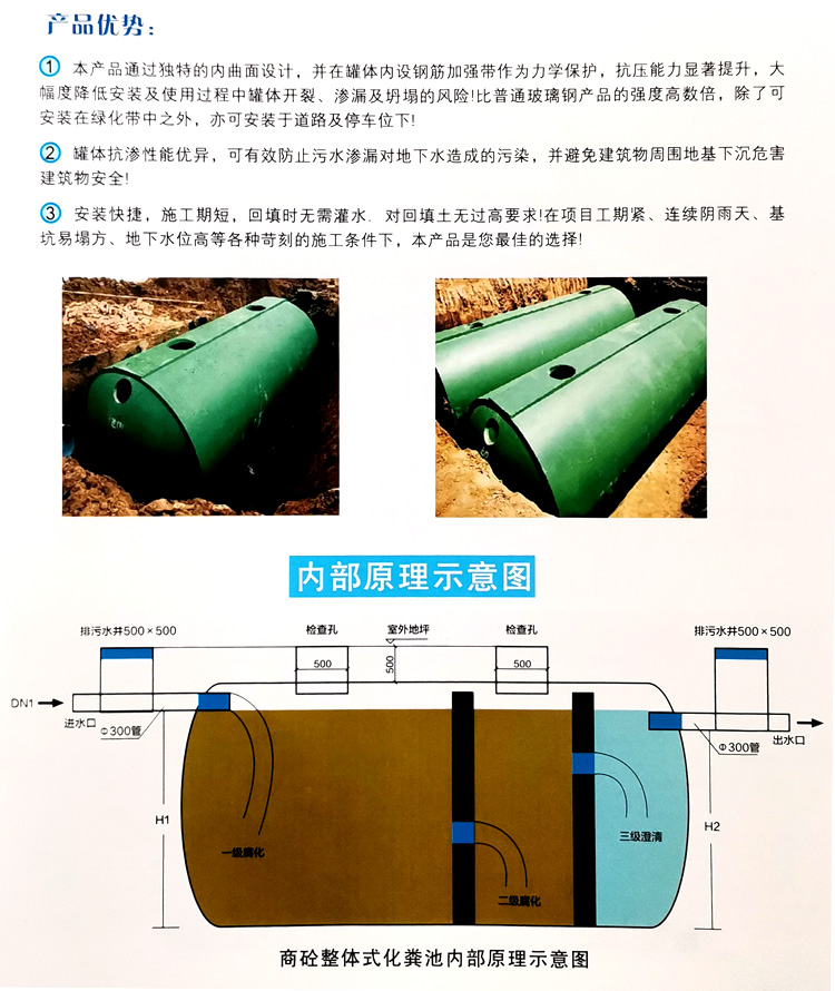 新宁玻璃钢化粪池